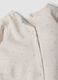 White pure organic cotton baby sleepsuit with gingham print_3