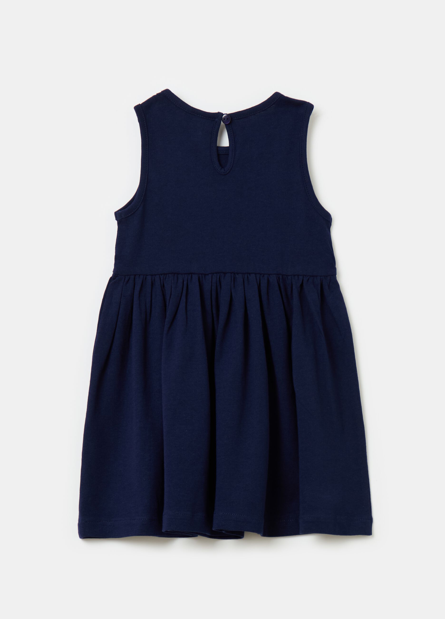 Sleeveless cotton dress