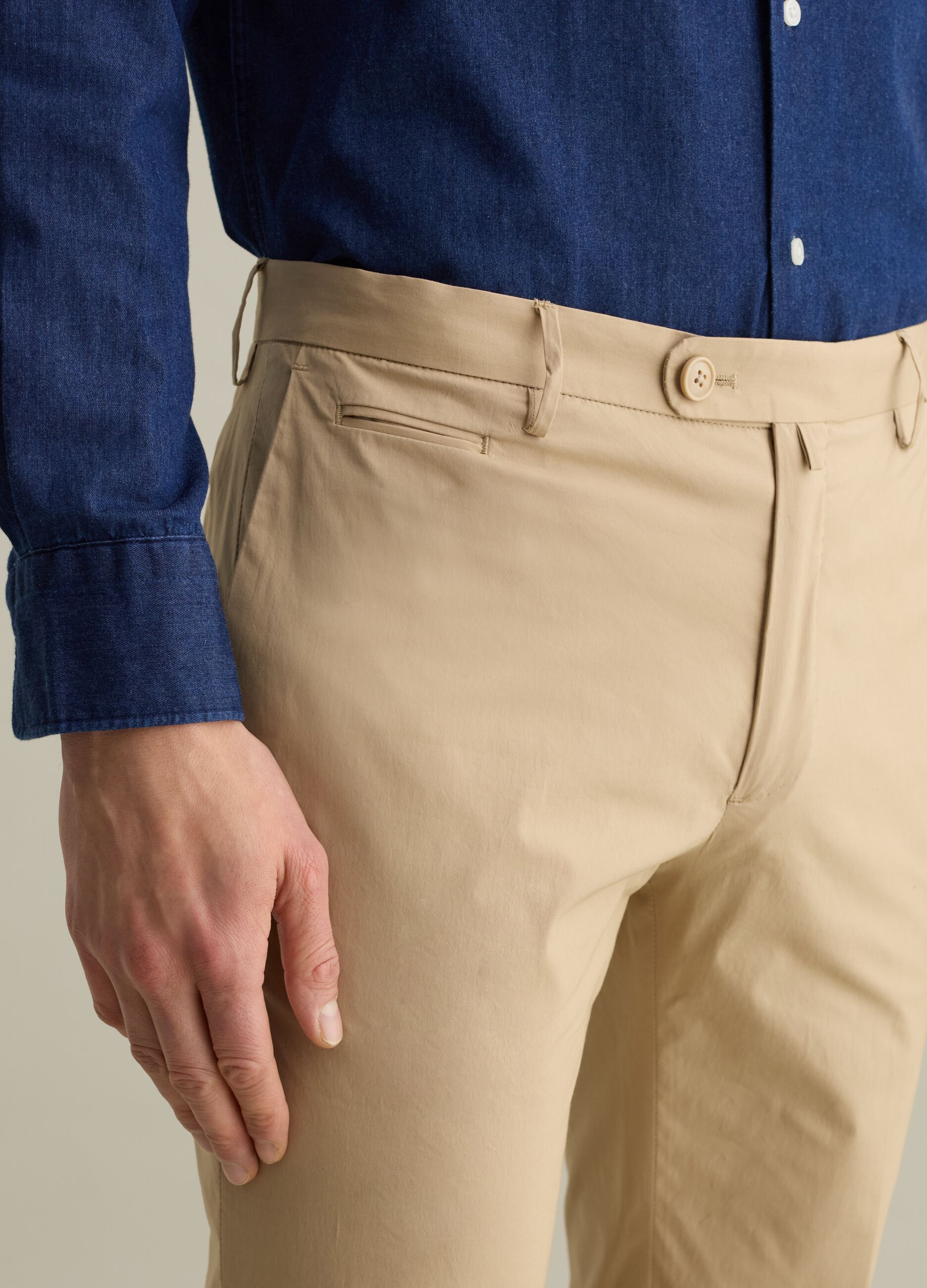 Pantaloni slim fit in cotone stretch Contemporary