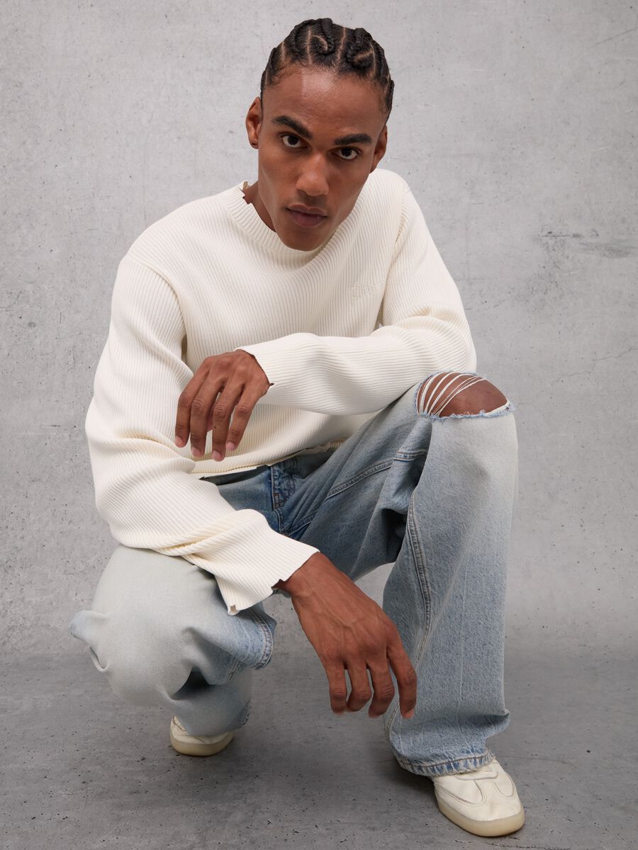 Baggy Denim Washed Light Blue_4