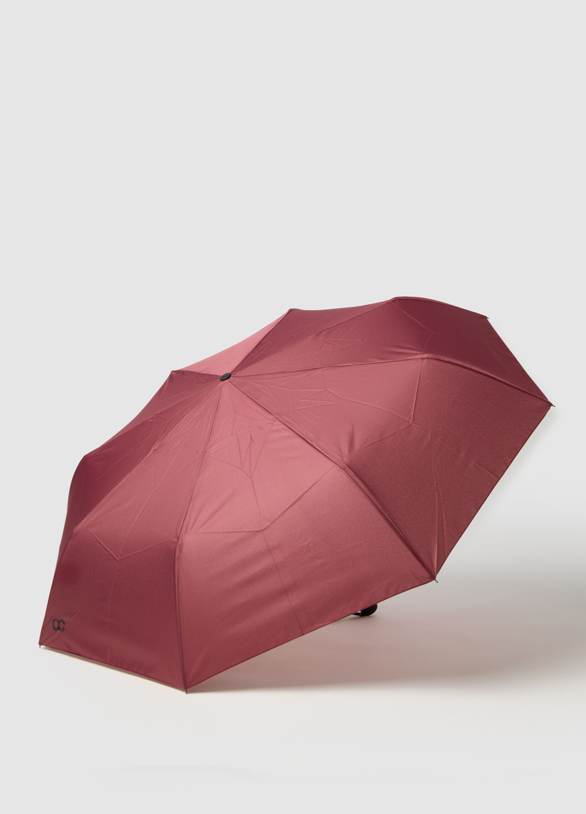 Compact Red Umbrella