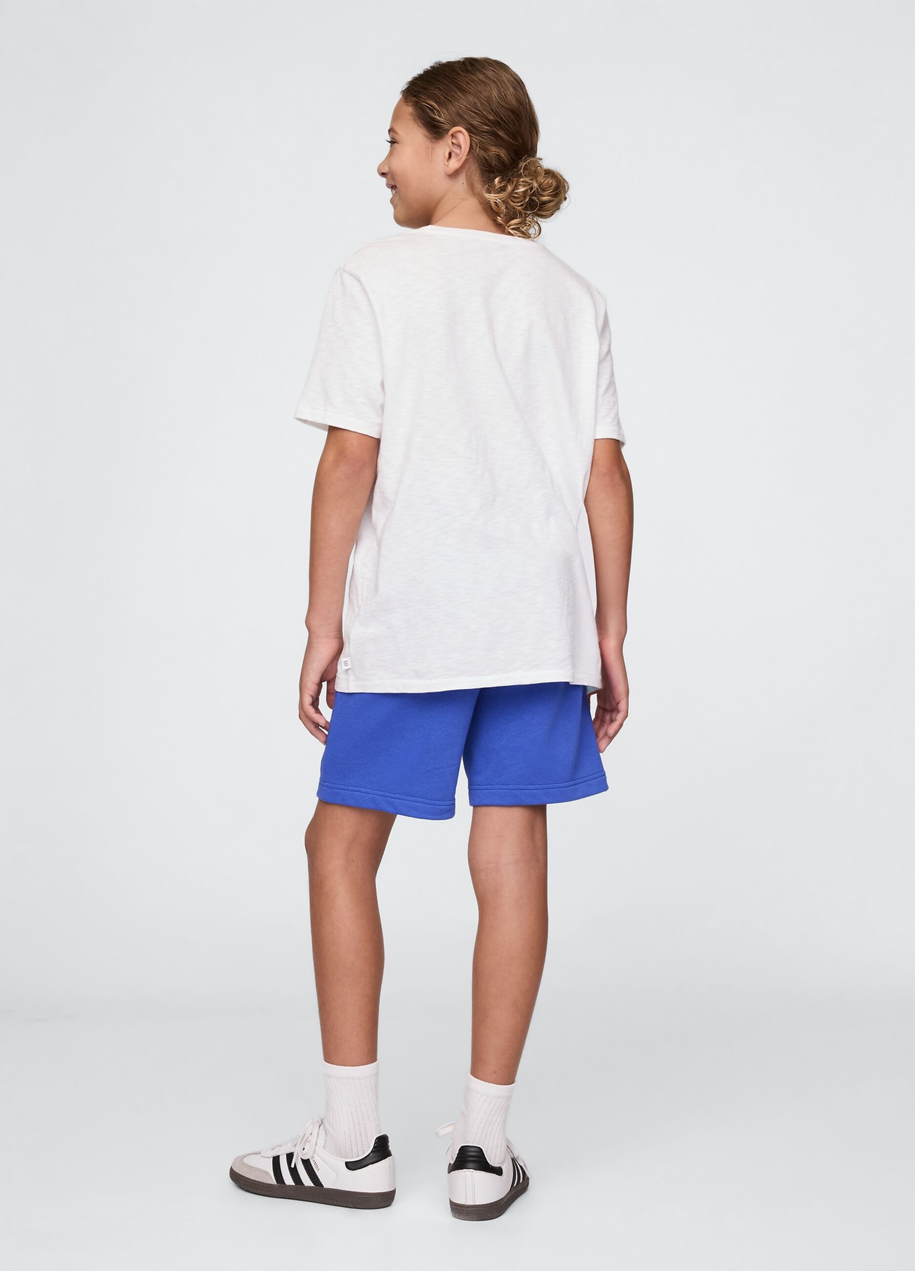 Blue Cotton Blend Shorts for GAP Kids