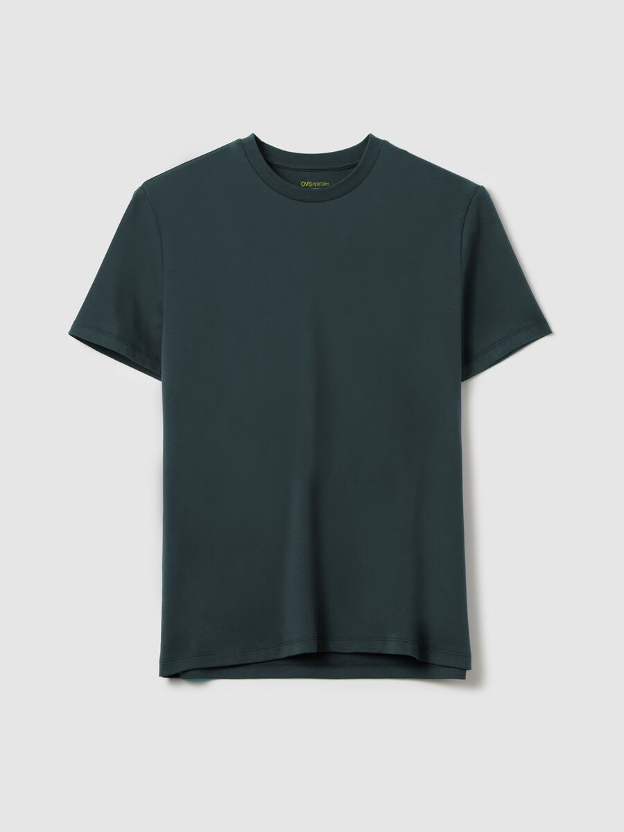 T-shirt with technical fabric_4