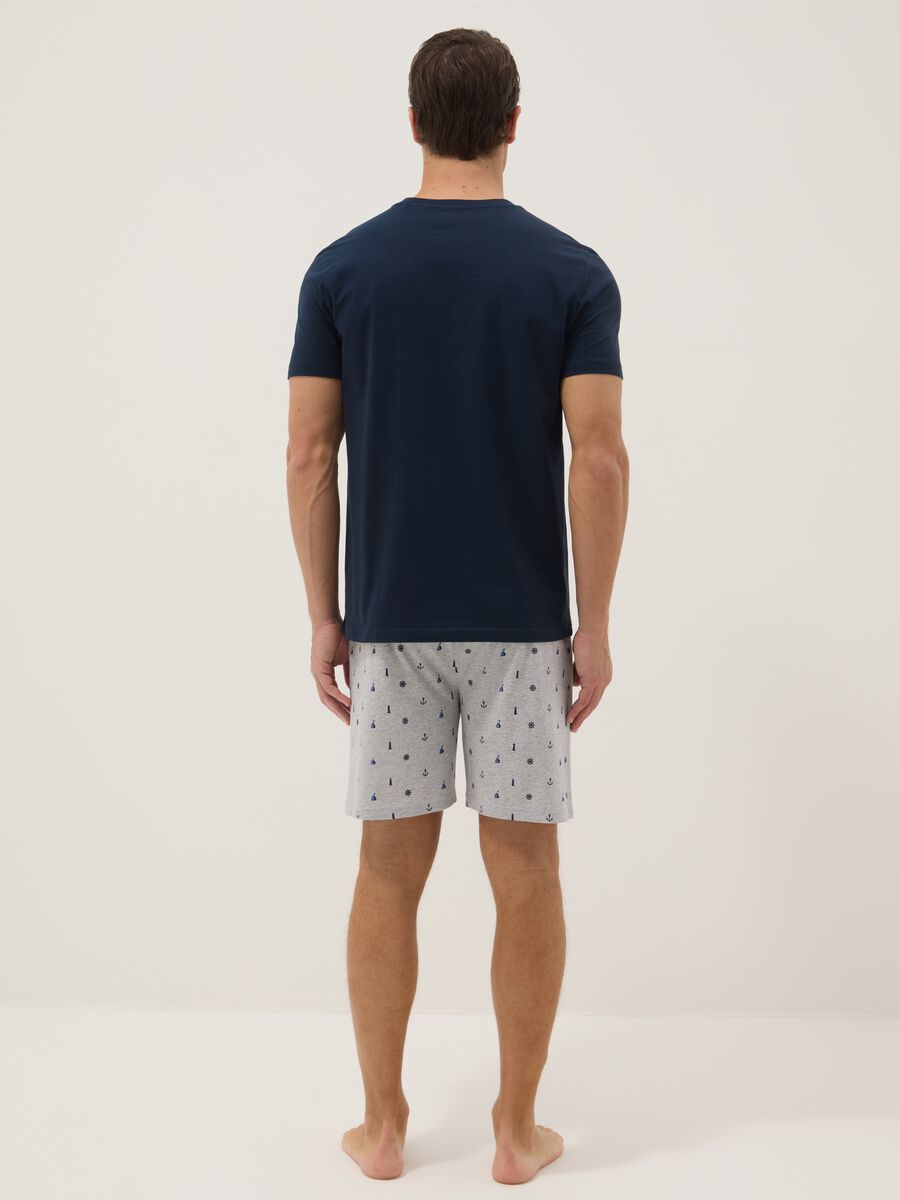 Blue cotton jersey pyjamas_2