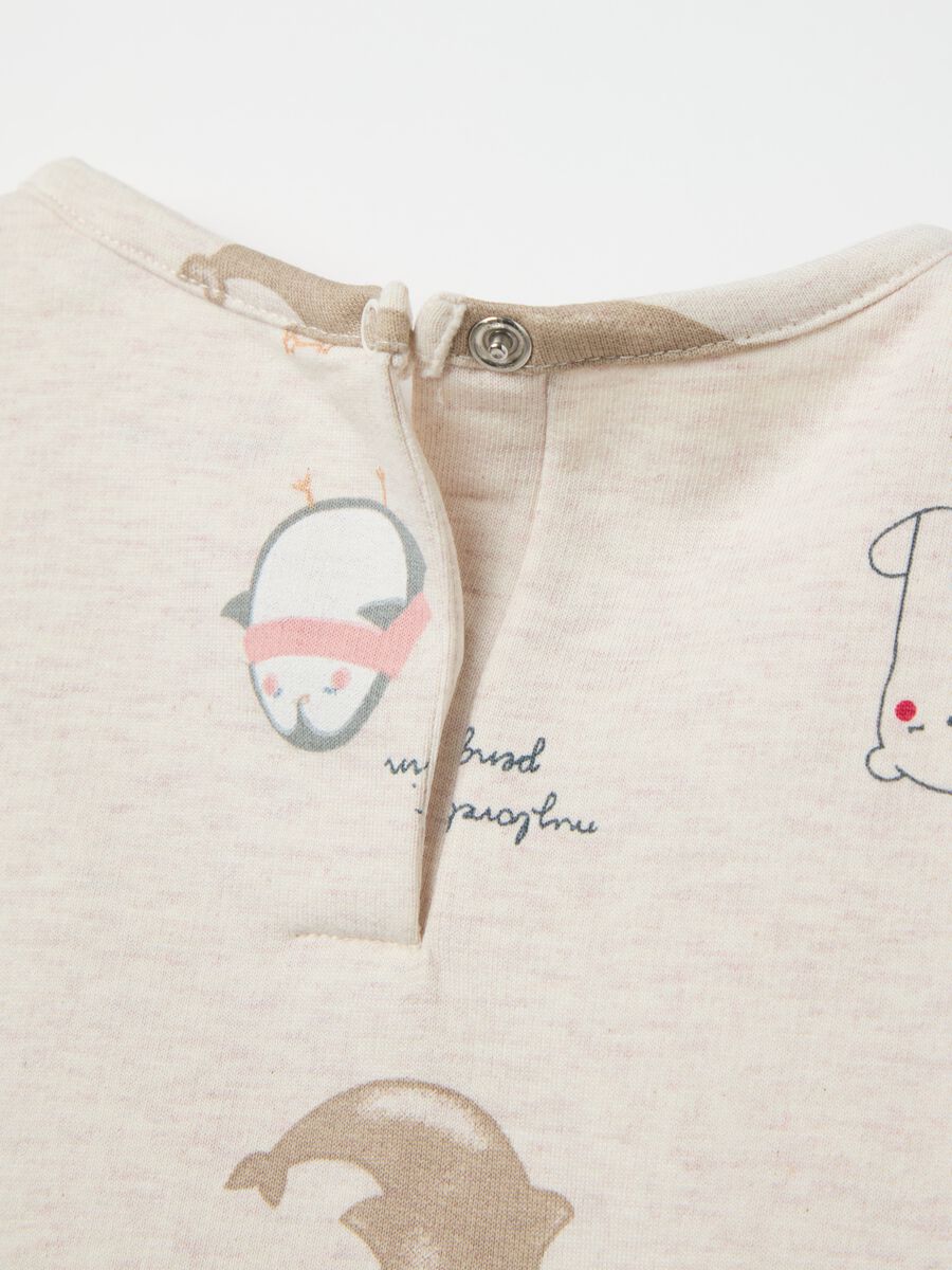 Organic cotton pyjamas with animals print_2