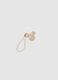 Gold Keychain with Pearls and Disney Rhinestones_0