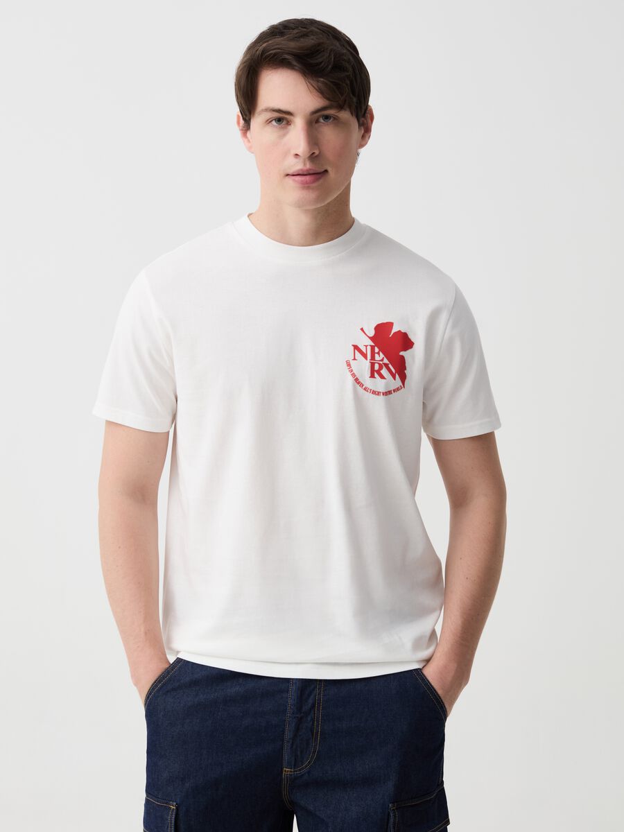 T-shirt with Evangelion print_0