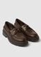 Brown Loafers with Low Heel_0