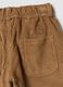 Pantaloni beige in puro cotone a coste con ricamo Winnie The Pooh comfort fit_3