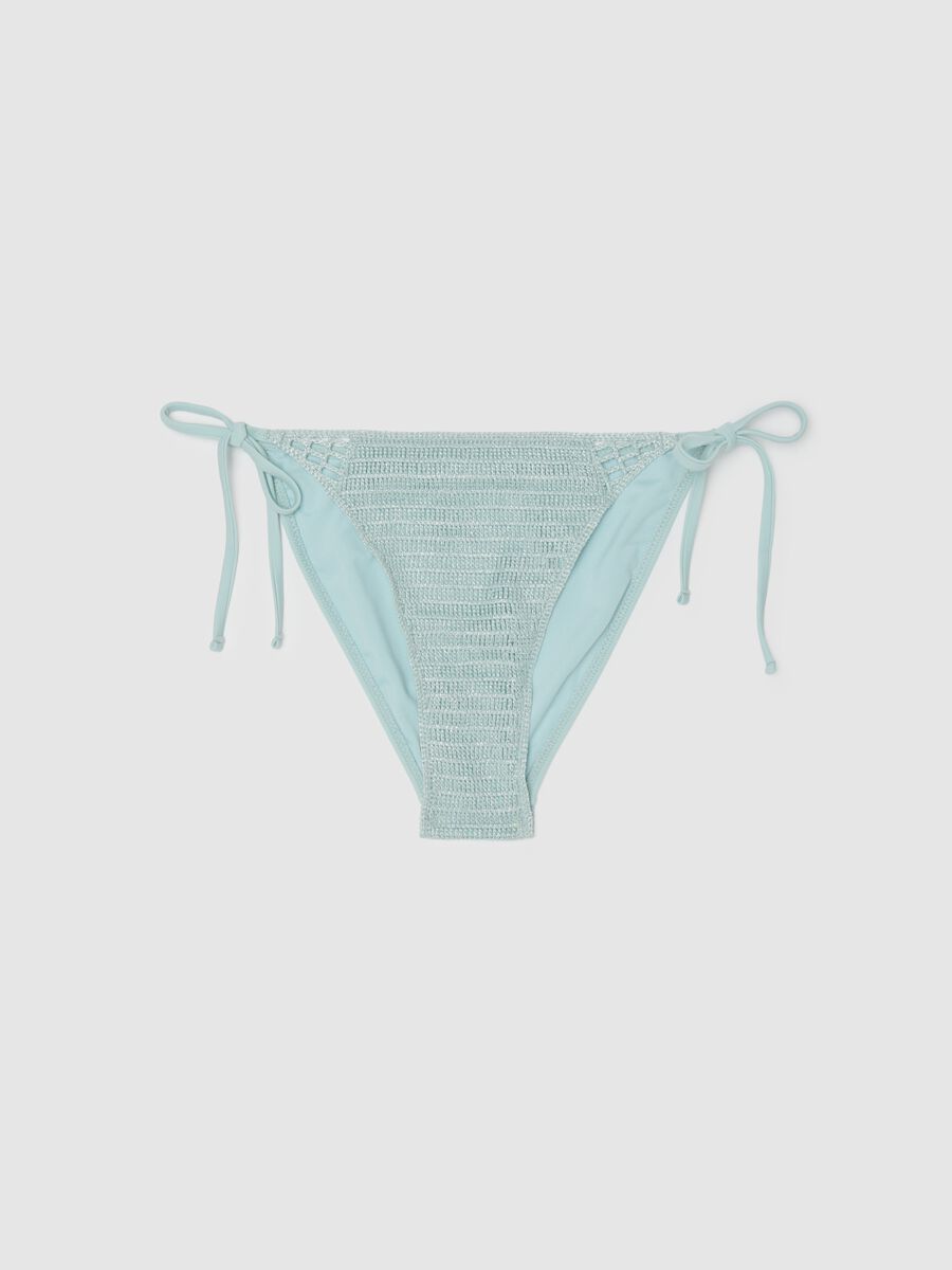 Women's Blue Stretch Blend Bikini_5