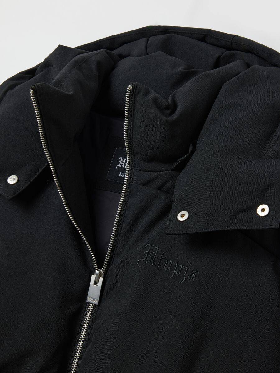 Technical Puffer Jacket Black_9