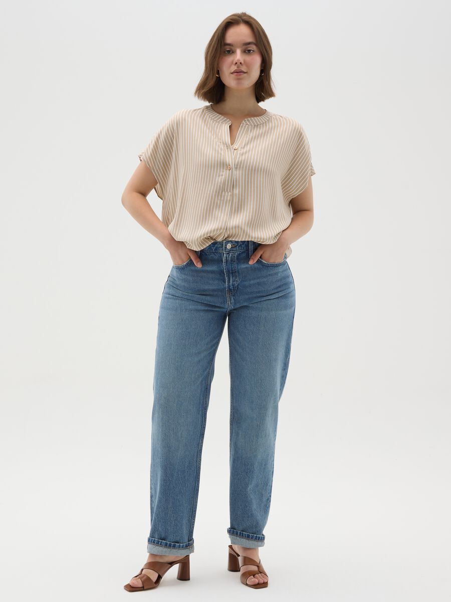 Women's Multicolour Viscose Shirt - Regular Fit_1