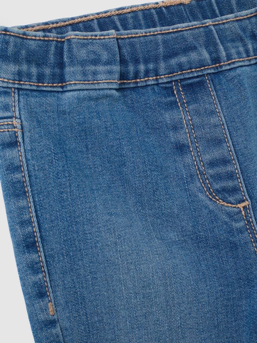 Girl's Stretch Denim Jeggings_2