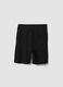 Boys&rsquo; black pure cotton shorts, relaxed fit_4