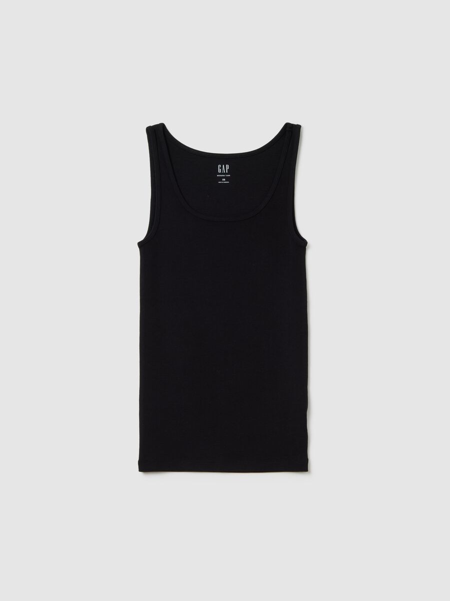 Stretch modal and cotton tank top_2