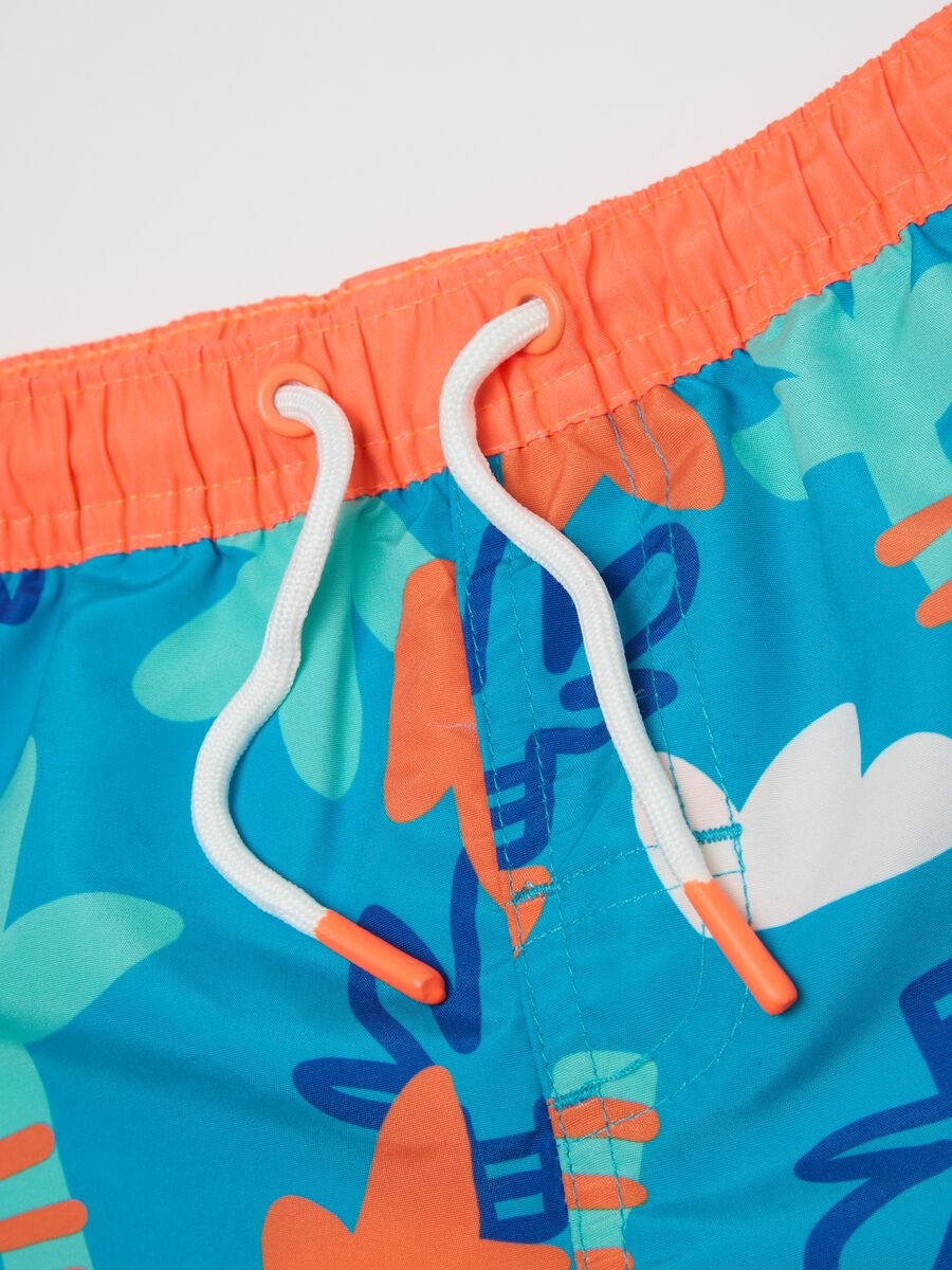 Children's multicolour blend regular fit swim shorts_3