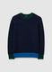 Blue regular fit jumper_4
