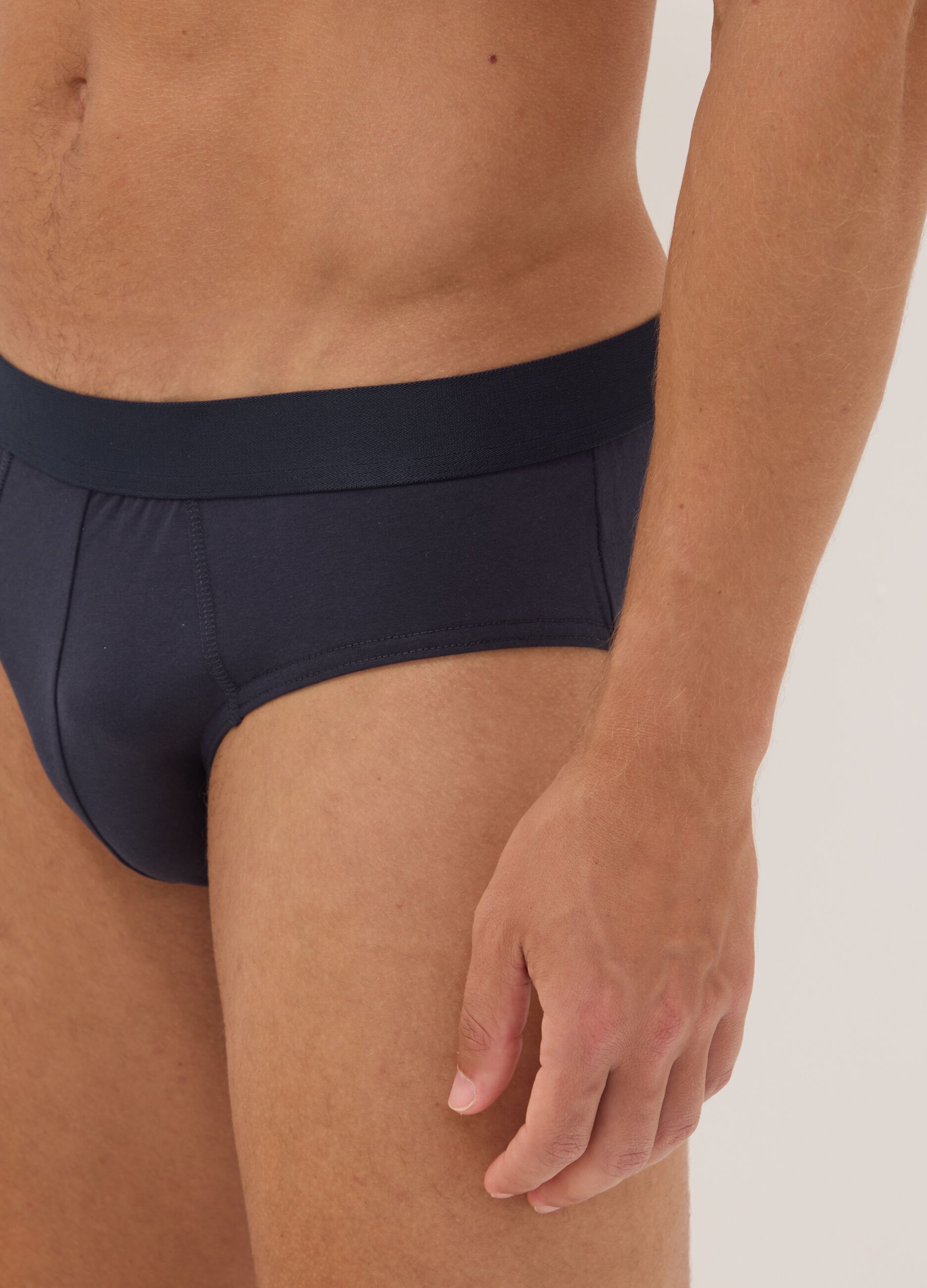 Pack of five multicolour stretch-cotton briefs