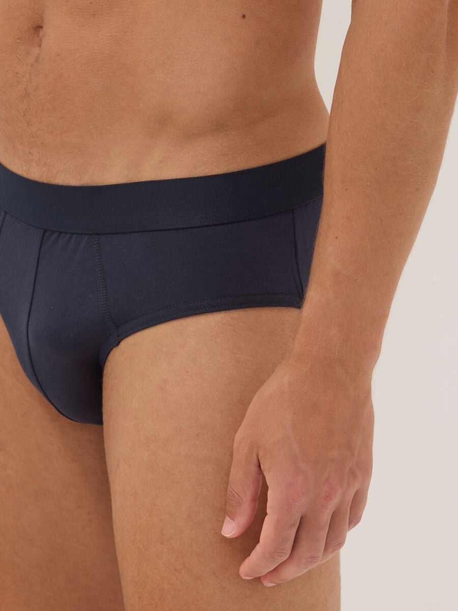 Pack of five multicolour stretch-cotton briefs_3