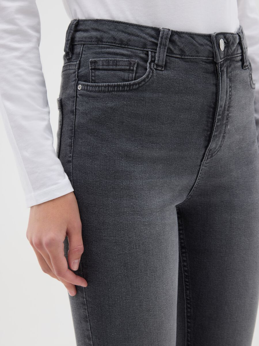 Stretch grey skinny jeans_3
