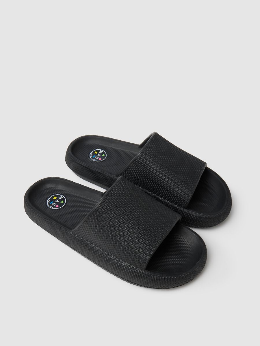 Black Maui Slippers in EVA Material_1