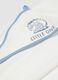 White organic cotton-blend baby bath towel with Dumbo print_2