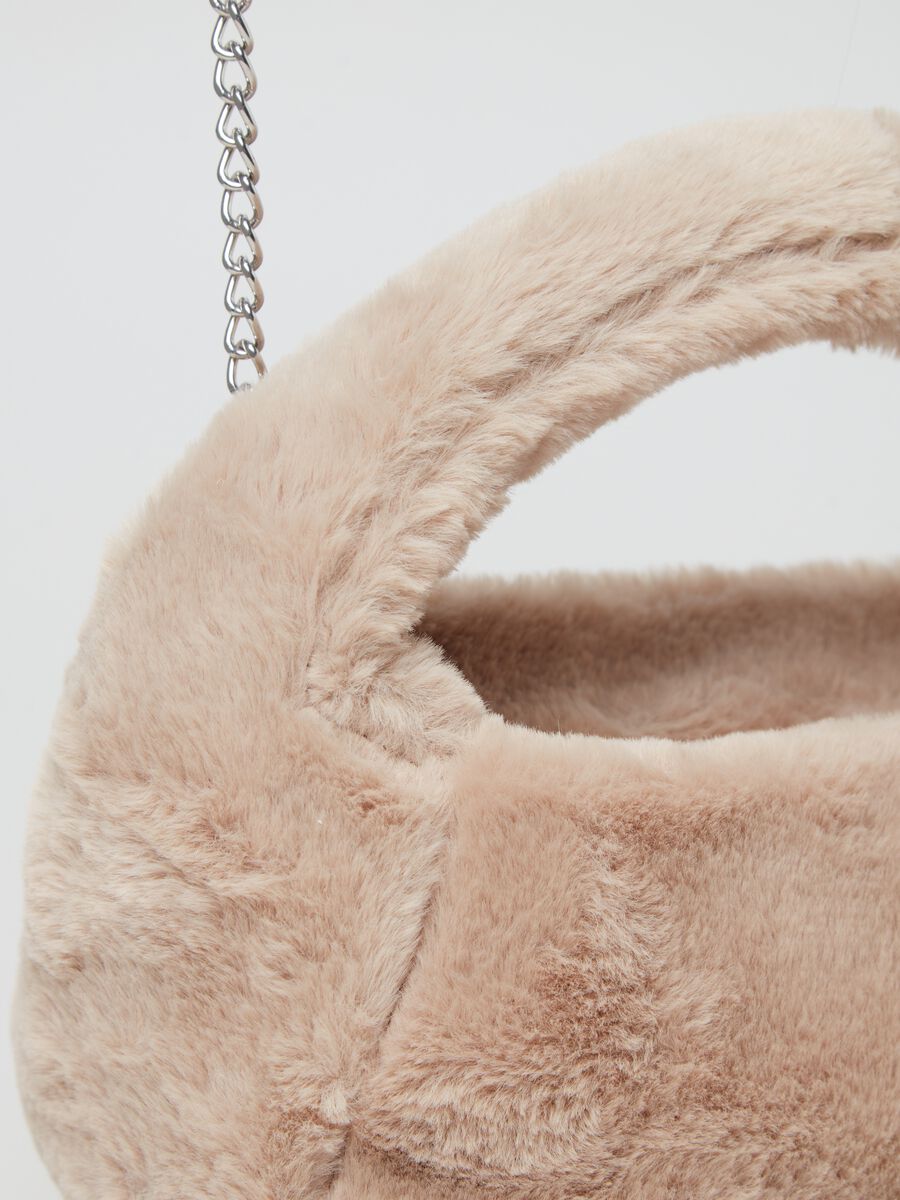 Mini borsa hobo in eco pelliccia_2