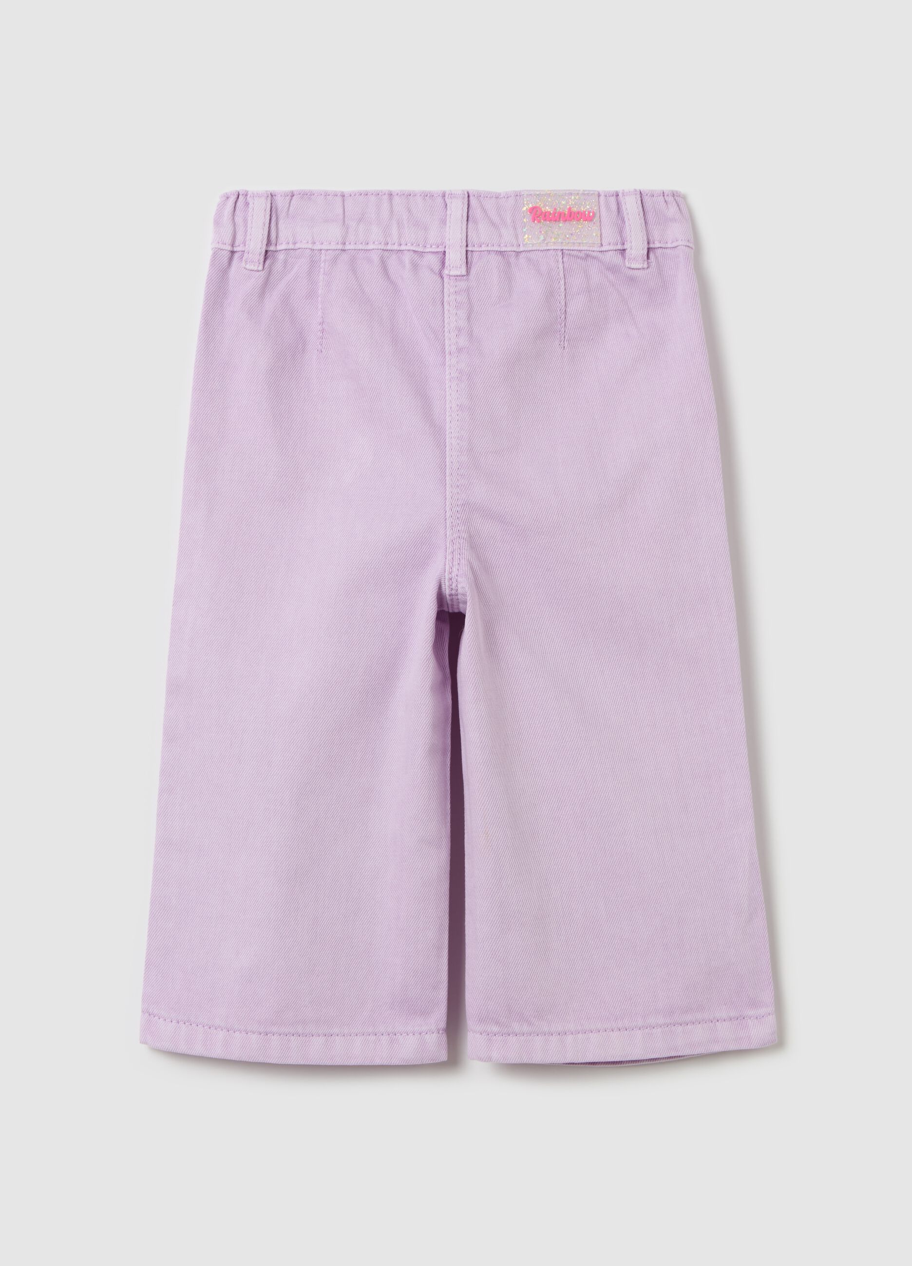 Wide-leg jeans with pockets