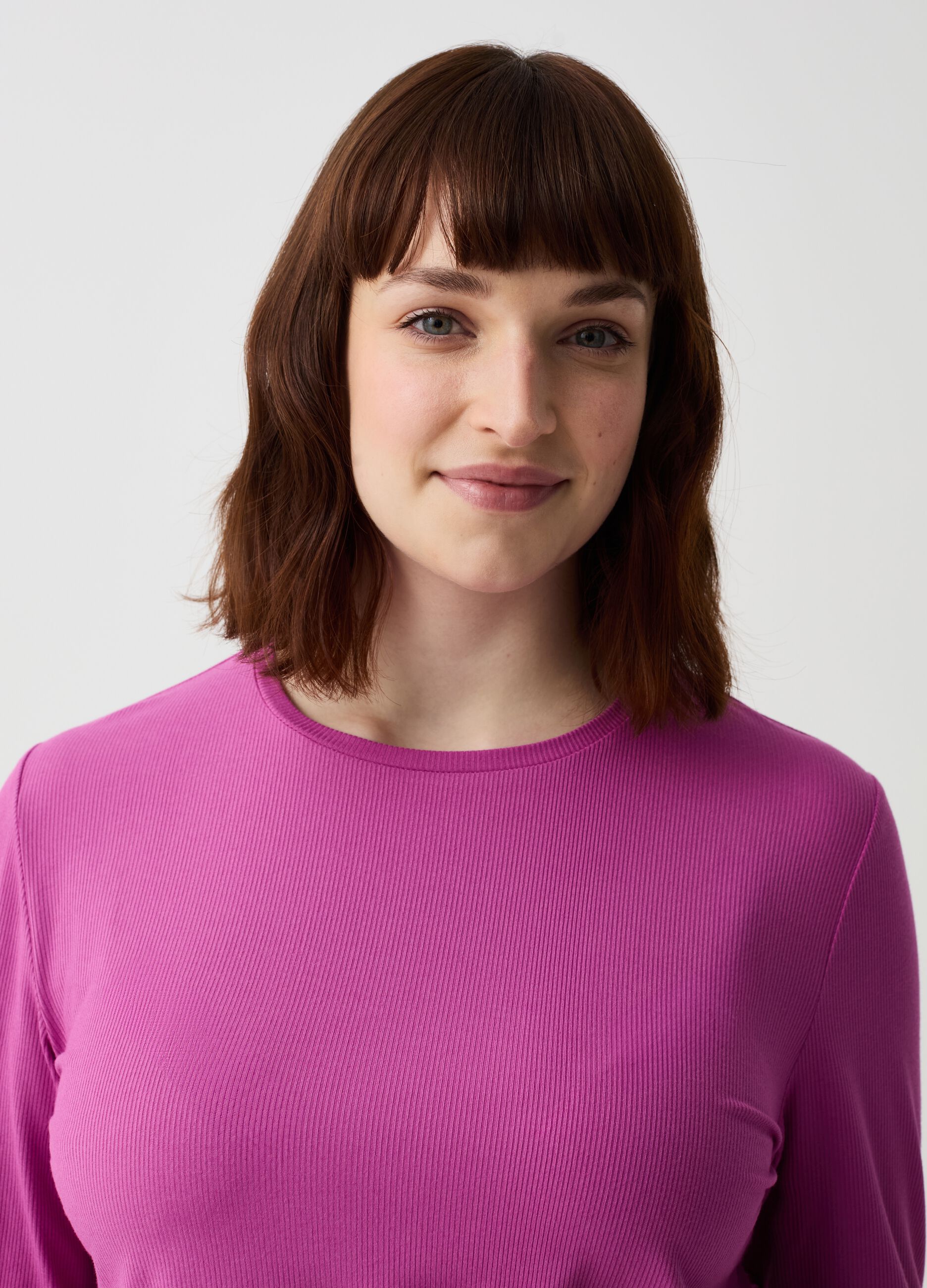 Ovs T-shirt a maniche lunghe con bottoni Curvy