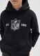 Black Hoodie NFL Cotton Blend_2
