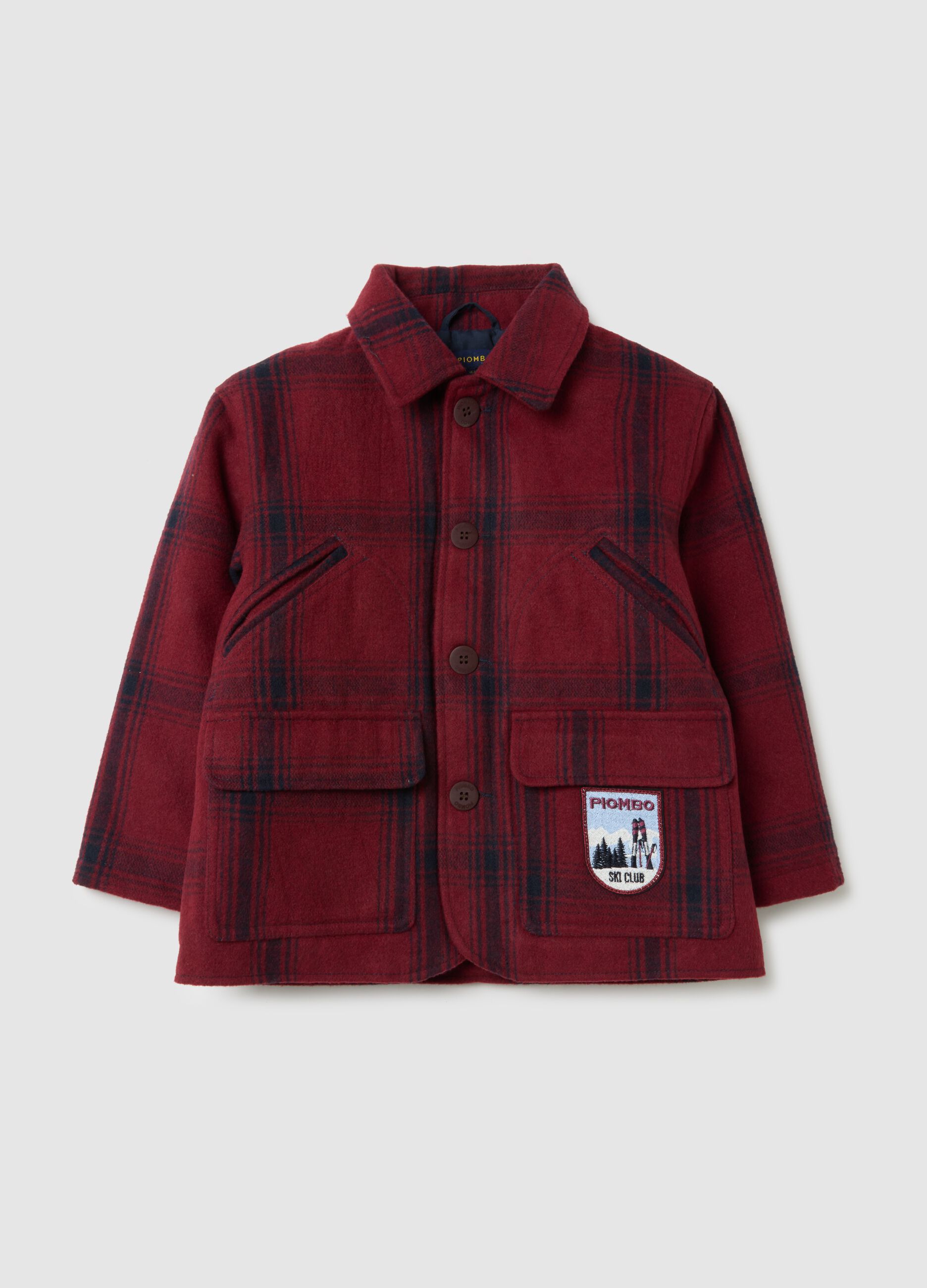Multicolour Check Children's Jacket Regular Fit