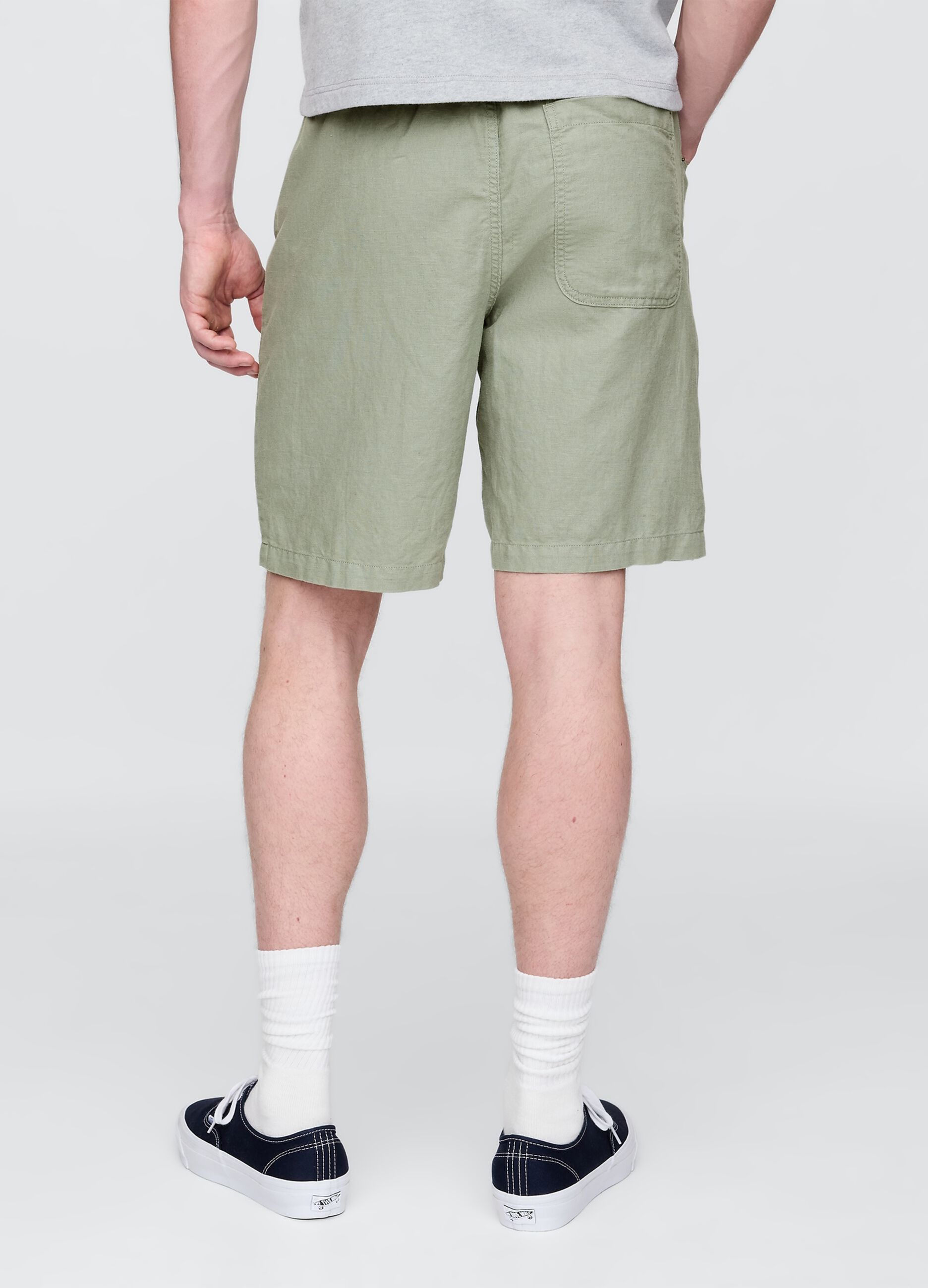 Green Linen and Cotton Shorts by Gap