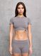 Vintage Grey Crop T-Shirt_0