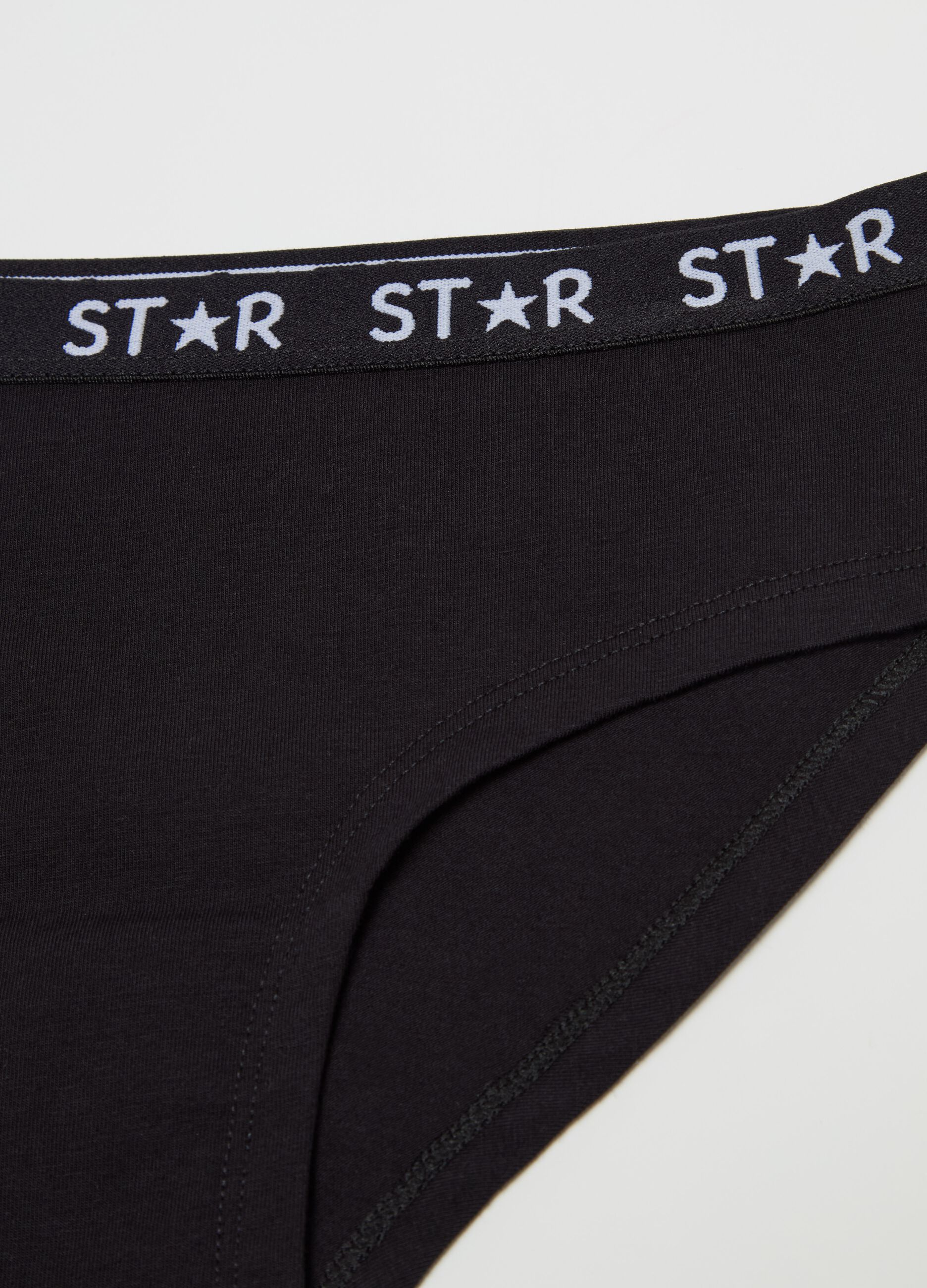 Stretch cotton knicker shorts