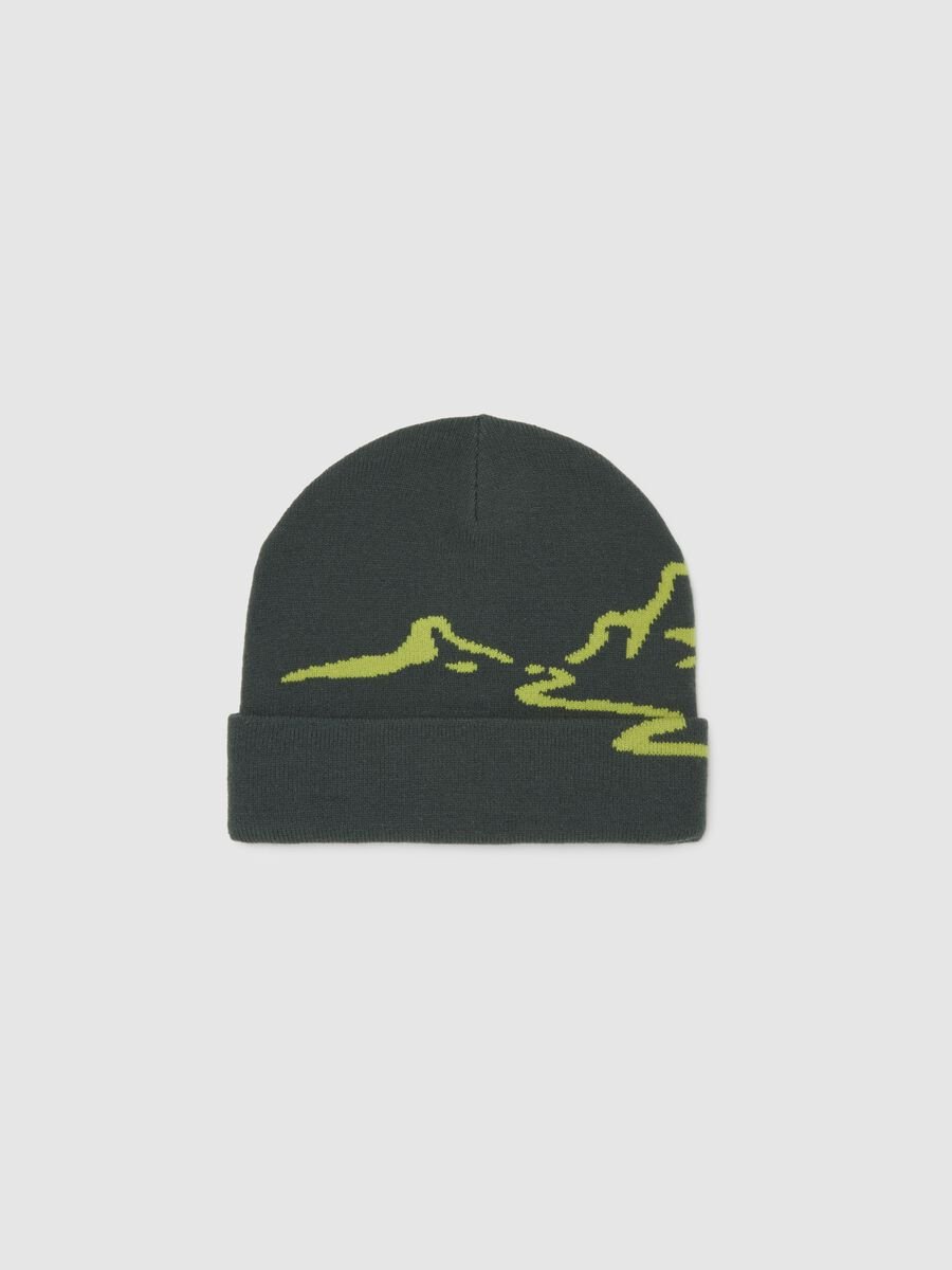 Contrast Graphic Jacquard Hat ALTAVIA WITH DEBORAH COMPAGNONI_1