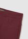 Leggings da bambina in misto cotone elasticizzato rossi slim fit_2