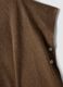 Maglia marrone in misto modal con scollo a V_5