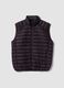 Red ultralight padded gilet with zip_4