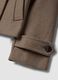 Brown wool and viscose blend coat_5