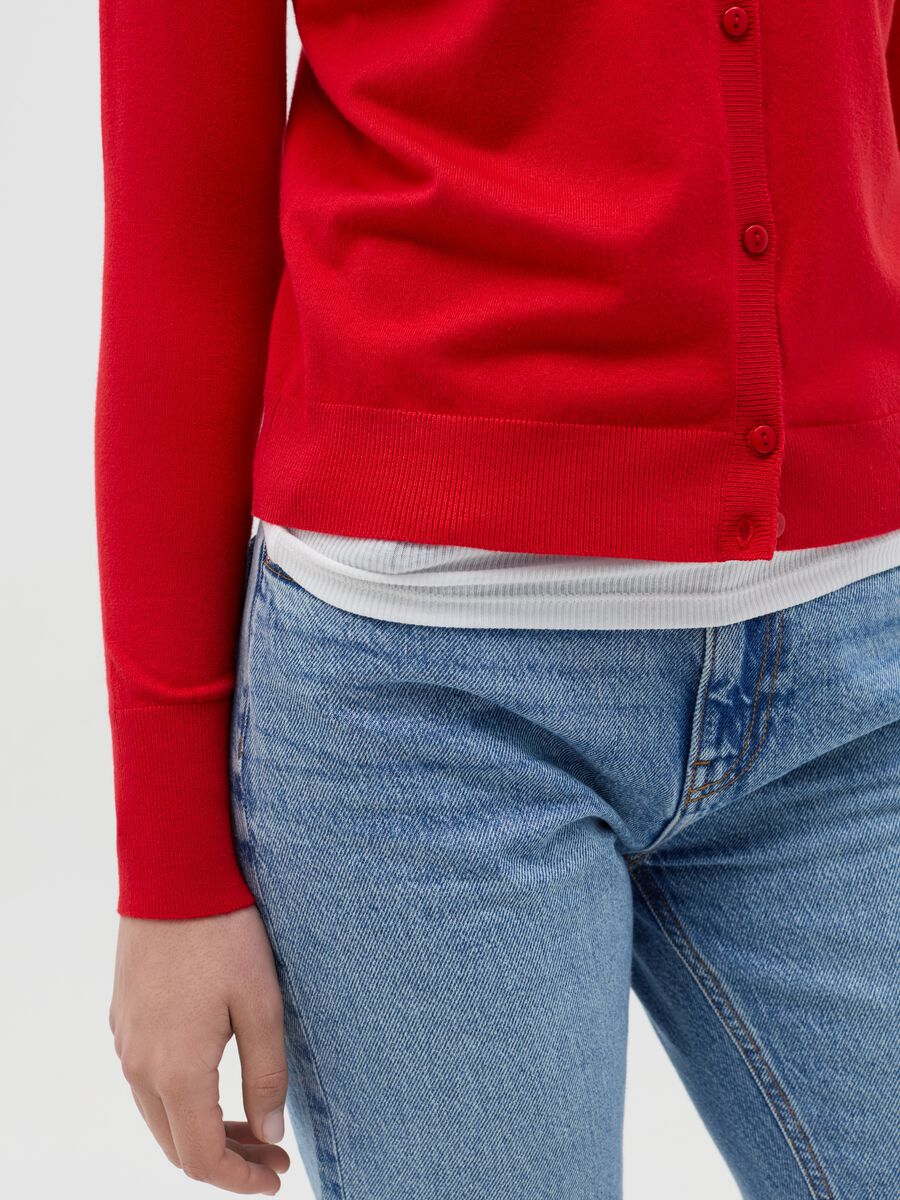 Cardigan con scollo rotondo_2