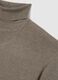 Beige regular fit turtleneck_5