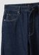 Blue denim jeans in pure cotton, baggy fit_5