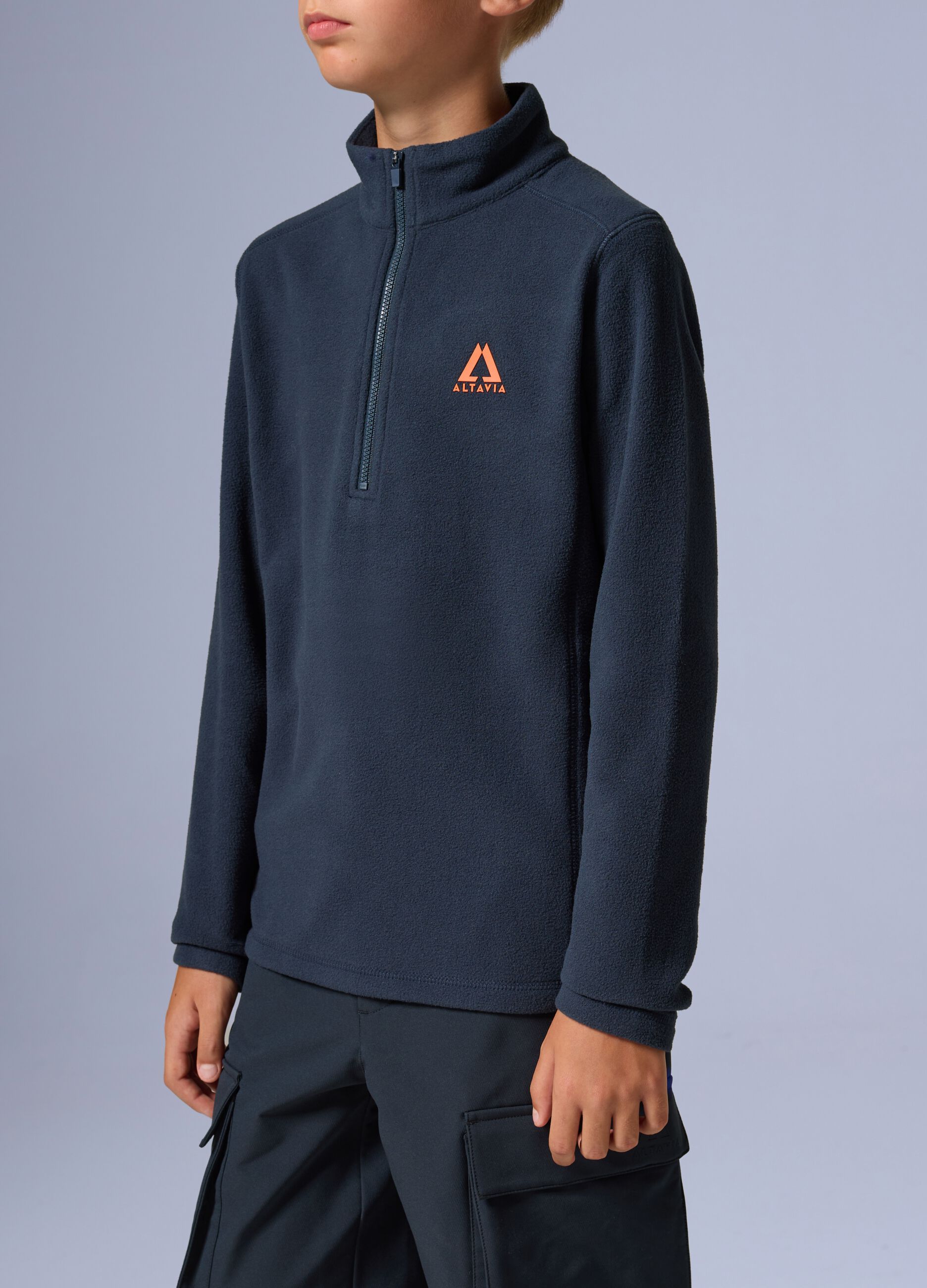 Pile half zip ALTAVIA WITH DEBORAH COMPAGNONI