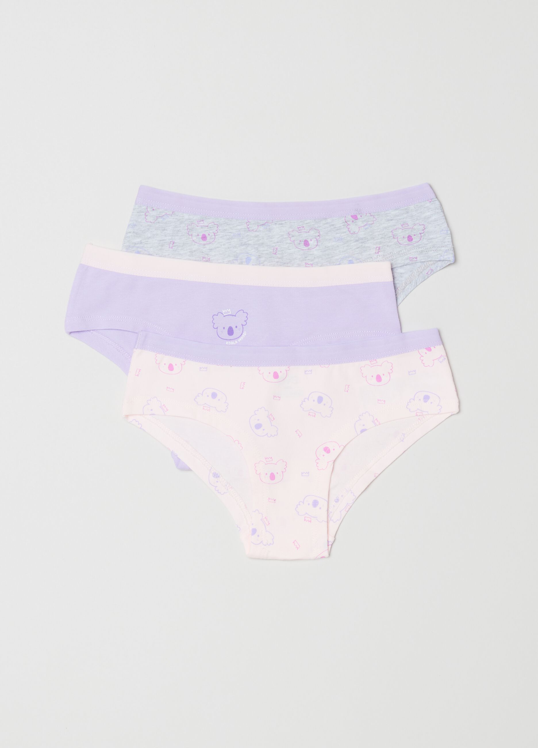 Tripack culotte in cotone stretch_0