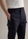 Stylish Blue Regular Fit Cargo Trousers_3