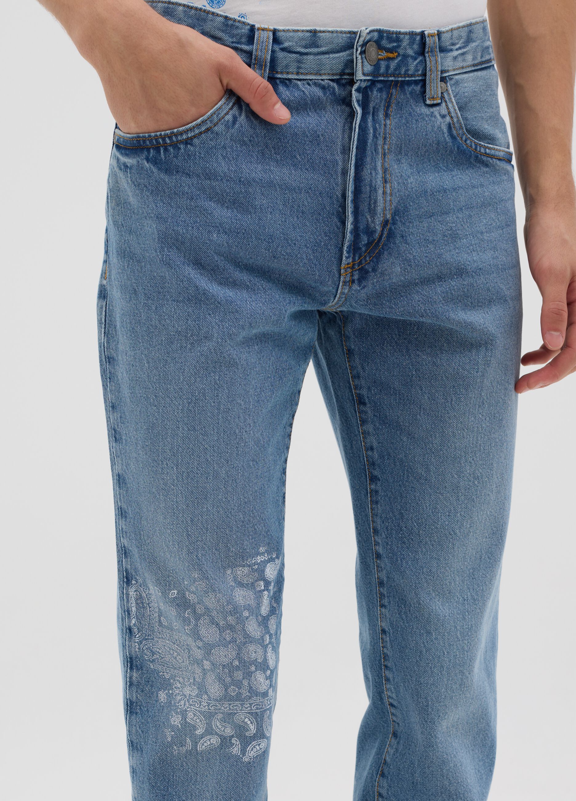 Jeans regular fit cinque tasche RE-UP