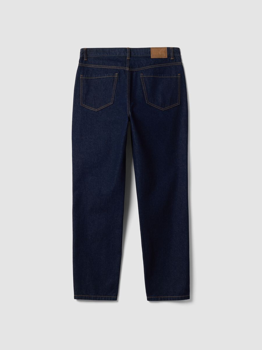 Pure cotton denim jeans, regular tapered fit_5
