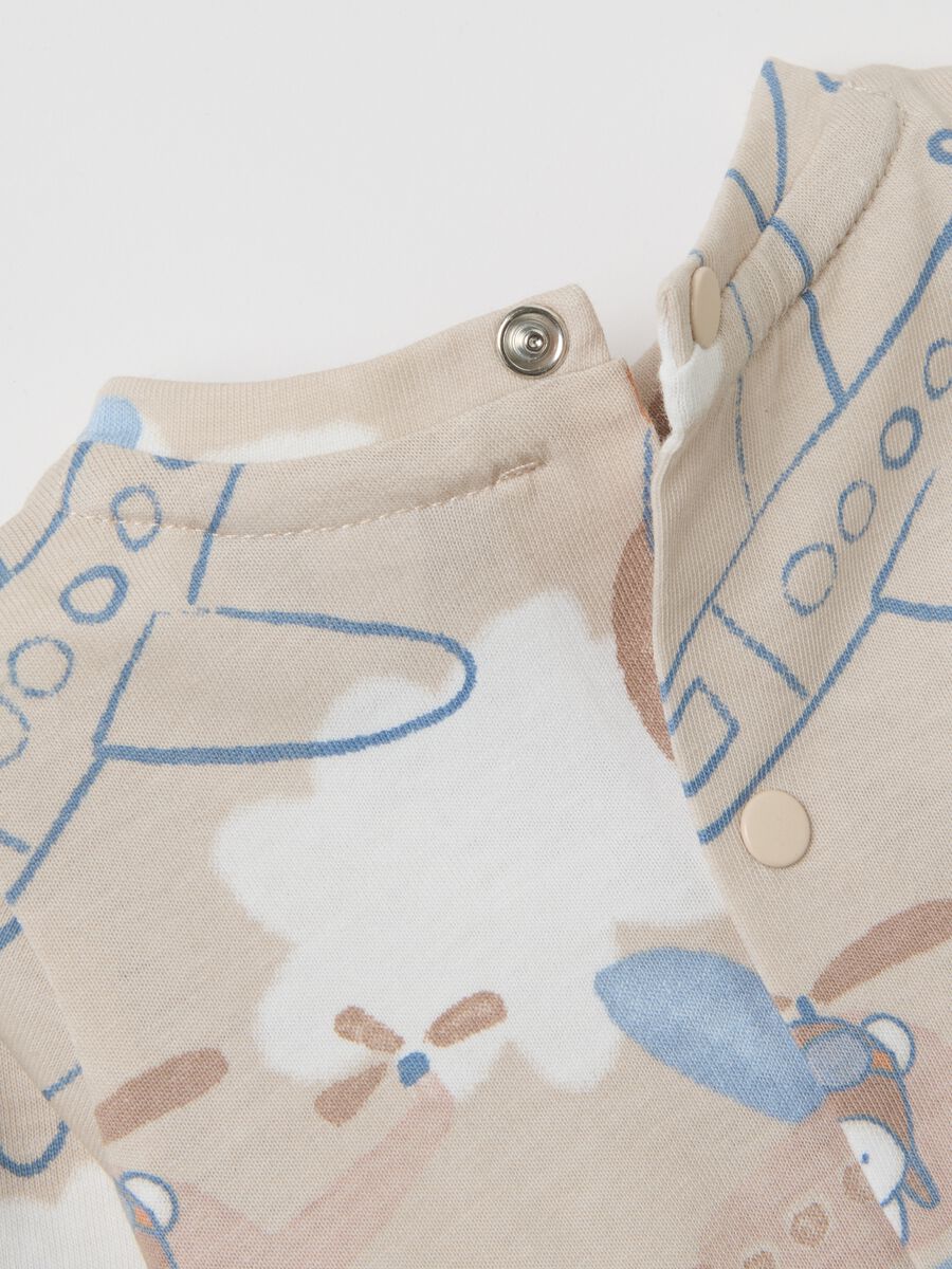 Multicolour regular fit pure cotton newborn sweater_3