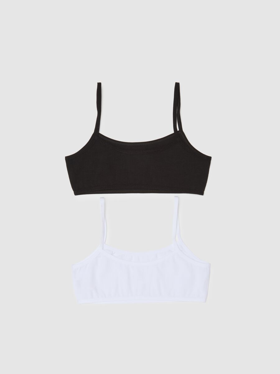 Girls' Cotton Multicolour Stretch Bra Tripack Set_1