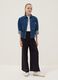 Black pure viscose palazzo trousers_0